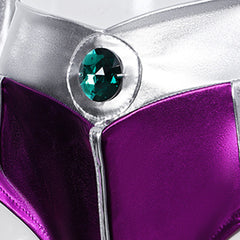 Starfire 2015 Starfire Purple Top Shorts Set Outfits Cosplay Costume 