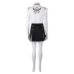 Stellar Blade (2024) Eve Sleeveless Top Black Skirt Outfits Cosplay Costume 