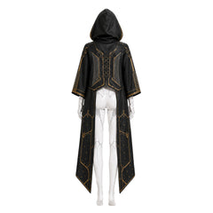 Stellar Blade: Blood Rain Evie Jumpsuit Black Cloak Outfits Cosplay Costume