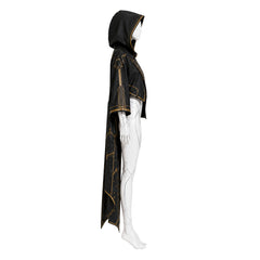 Stellar Blade: Blood Rain Evie Jumpsuit Black Cloak Outfits Cosplay Costume