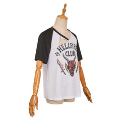 Stranger Things (2025) Dustin Henderson Damaged T Shirt Cosplay Costume