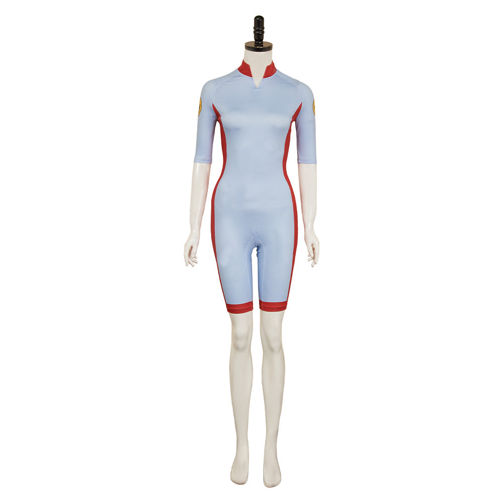 Stranger Things (2025) Eleven 11 Jane Hopper Blue Swimsuit Outfits Cosplay Costume 