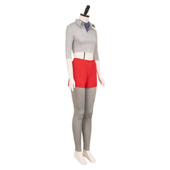 Stranger Things (2025) Eleven 11 Jane Hopper Gray Red Set Outfits Cosplay Costume 