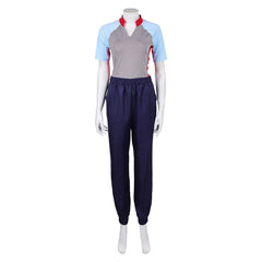 Stranger Things (2025) Eleven 11 Jane Hopper Gray Shirt Trousers Set Cosplay Costume 