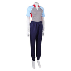 Stranger Things (2025) Eleven 11 Jane Hopper Gray Shirt Trousers Set Cosplay Costume 