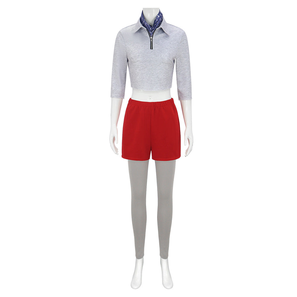 Stranger Things (2025) Eleven 11 Jane Hopper Red Pants Set Outfits Cosplay Costume