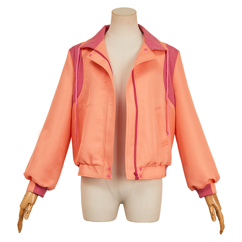 Stranger Things (2025) Holly Wheeler Orange Jacket Coat Outfits Cosplay Costume