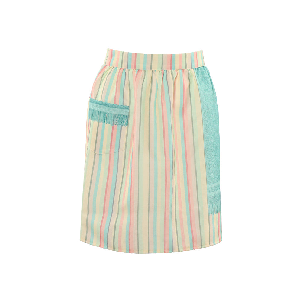 Stranger Things (2025) Joyce Byers Blue Striped Apron Outfits Cosplay Costume 