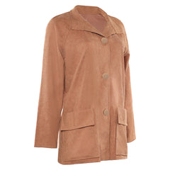 Stranger Things (2025) Joyce Byers Brown Coat Jacket Cosplay Costume 