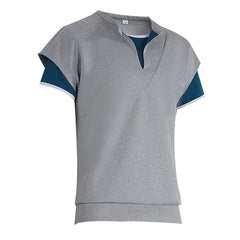 Stranger Things (2025) Lucas Sinclair Gray Blue Shirt Set Outfits Cosplay Costume 