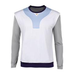 Stranger Things (2025) Lucas Sinclair White Gray Shirt Outfits Cosplay Costume 