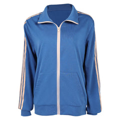 Stranger Things (2025) Max Mayfield Blue Jacket Outfits Cosplay Costume 
