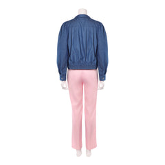 Stranger Things (2025) Max Mayfield Blue Jacket Pink Set Outfits Cosplay Costume 