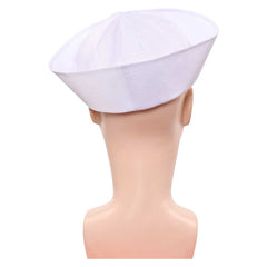 Stranger Things (2025) Scoops Ahoy White Hat Cap Cosplay Accessories Props
