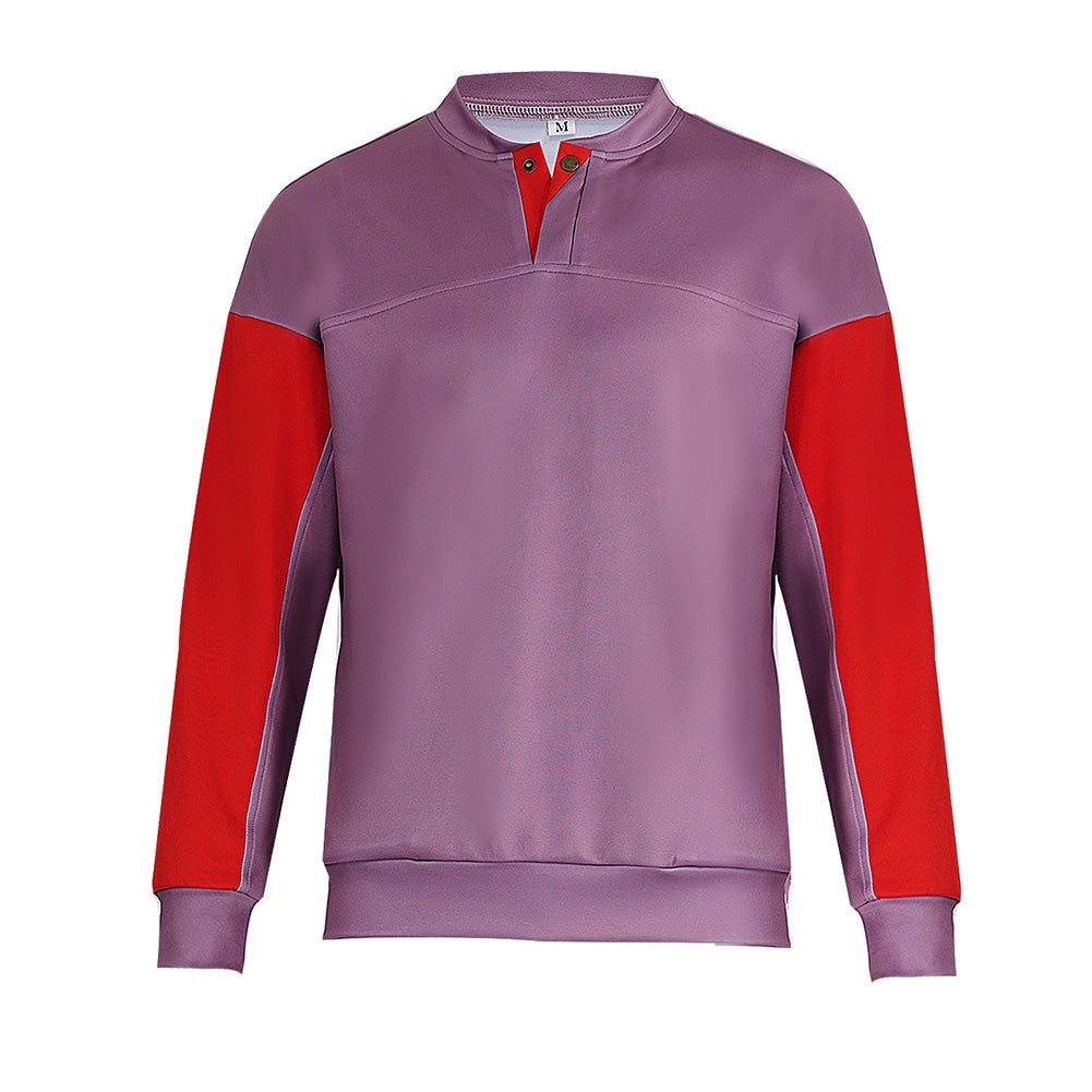 Stranger Things (2025) Steve Harrington Red Sleeves Sweatshirt Cosplay Costume 