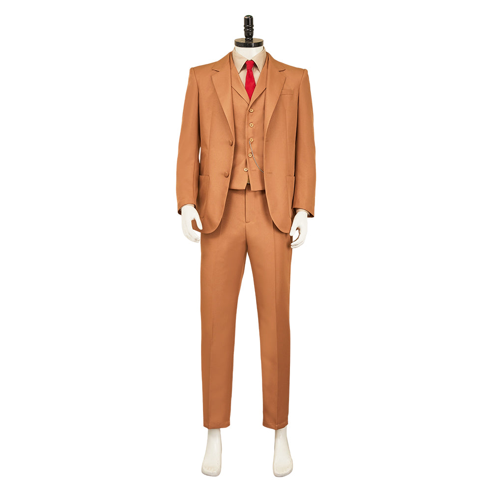 Stranger Things (2025) Vecna Brown Suit Set Outfits Cosplay Costume 