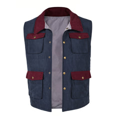 Stranger Things (2026) Will Byers Blue Red Vest Outfits Cosplay Costume