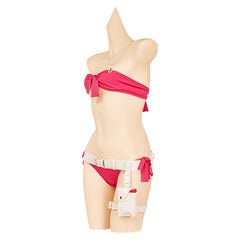 Street Fighter 6 Cammy Pink White Swimsuit Set Outfits Cosplay Costume