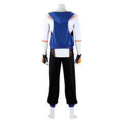 Street Fighter 6 Luke Blue Set Outfits Cosplay Costume Halloween Carnival Suit 