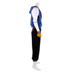 Street Fighter 6 Luke Blue Set Outfits Cosplay Costume Halloween Carnival Suit 