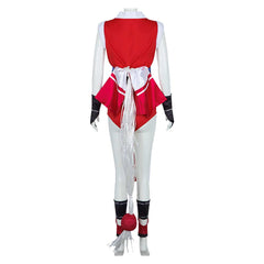 Street Fighter 6 Mai Shiranui Red Dress Set Outfits Cosplay Costume