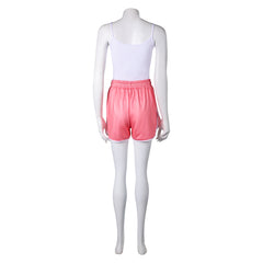 Street Fighter 6 Mai Shiranui White Top Pink Shorts Outfits Cosplay Costume