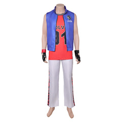 Street Fighter 6 Terry Bogard Blue Red Set Outfits Cosplay Costume 