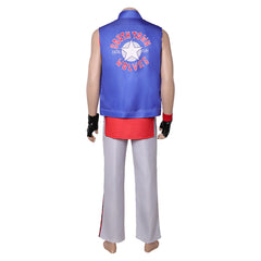 Street Fighter 6 Terry Bogard Blue Red Set Outfits Cosplay Costume 