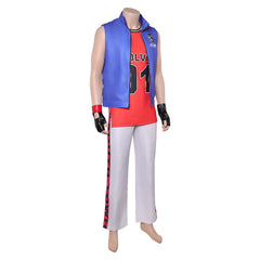 Street Fighter 6 Terry Bogard Blue Red Set Outfits Cosplay Costume 
