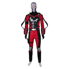 Suicide Squad: Kill The Justice League (2024) Deadshot Red Outfits Cosplay Costume Halloween Carnival Suit