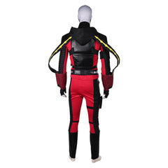 Suicide Squad: Kill The Justice League (2024) Deadshot Red Outfits Cosplay Costume Halloween Carnival Suit