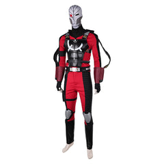 Suicide Squad: Kill The Justice League (2024) Deadshot Red Outfits Cosplay Costume Halloween Carnival Suit