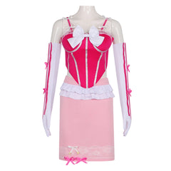 Super Mario Princess Peach Barbie Style Y2K Pink Set Outfits Cosplay Costume 