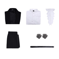 Tamon's B-Side (2026) Ouri Sakaguchi Black Set Outfits Cosplay Costume 