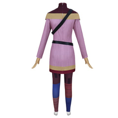 Tangled Cassandra Purple Set Outfits Cosplay Costume Carnival Suit 