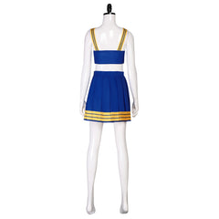 Taylor Swift Cheerleader Blue White Outfits Cosplay Costume Halloween Carnival Suit 