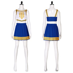 Taylor Swift Cheerleader Blue White Outfits Cosplay Costume Halloween Carnival Suit 