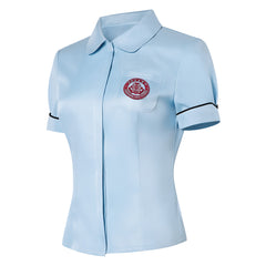 Teach You A Lesson (2026) Daehan High School Uniform Blue Shirt Cosplay Costume