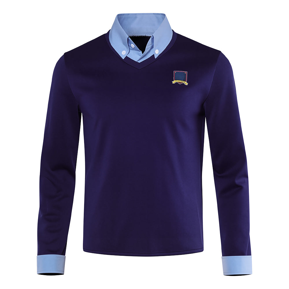 Ted Lasso (2026) Ted Lasso Blue Long Sleeve Shirt Outfits Cosplay Costume