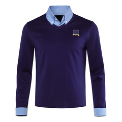 Ted Lasso (2026) Ted Lasso Blue Long Sleeve Shirt Outfits Cosplay Costume