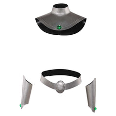Teen Titans Starfire Silver Gorget Belt Bracers Cosplay Accessories Props