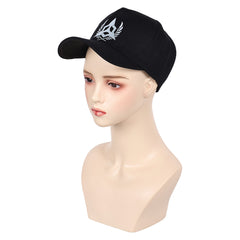 Tekken 8 Reina Black Hat Baseball Cap Cosplay Accessories Carnival Props