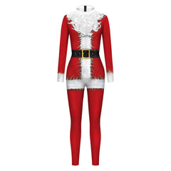 Terrifier 3 (2024) Clown Santa Claus Jumpsuit Outfits Cosplay Costume Horror Halloween Carnival Suit