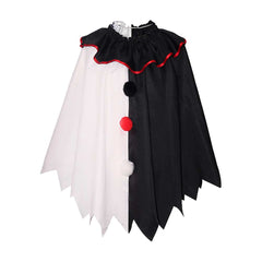 Terrifier 4 (2026) Art The Clown Black White Cape Cloak Horror Halloween Cosplay Costume 