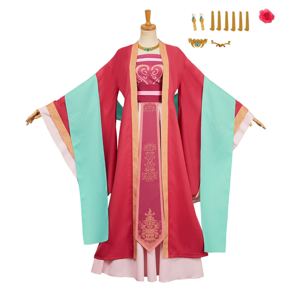 The Apothecary Diaries 2 (2025) Gyokuyou Red Dress Outfits Cosplay Costume