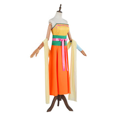 The Apothecary Diaries 2 (2025) Maomao Orange Dress Set Cosplay Costume 