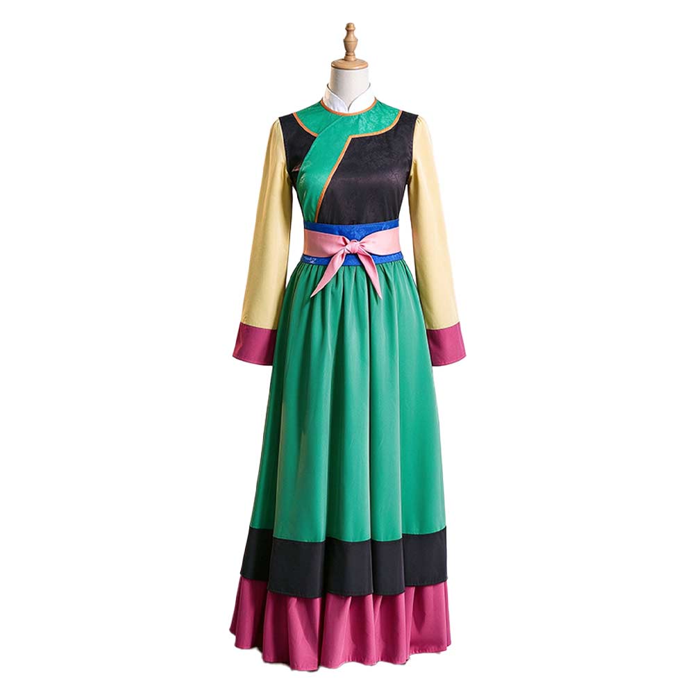 The Apothecary Diaries: The Deceased Empress' Treasure (2026) Maomao Green Dress Set Outfits Cosplay Costume