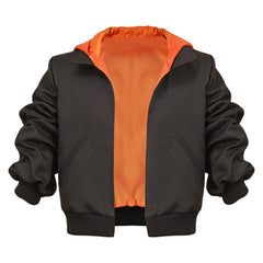 The Bad Guys 2 (2025) Kitty Kat Black Orange Jacket Outfits Cosplay Costume 