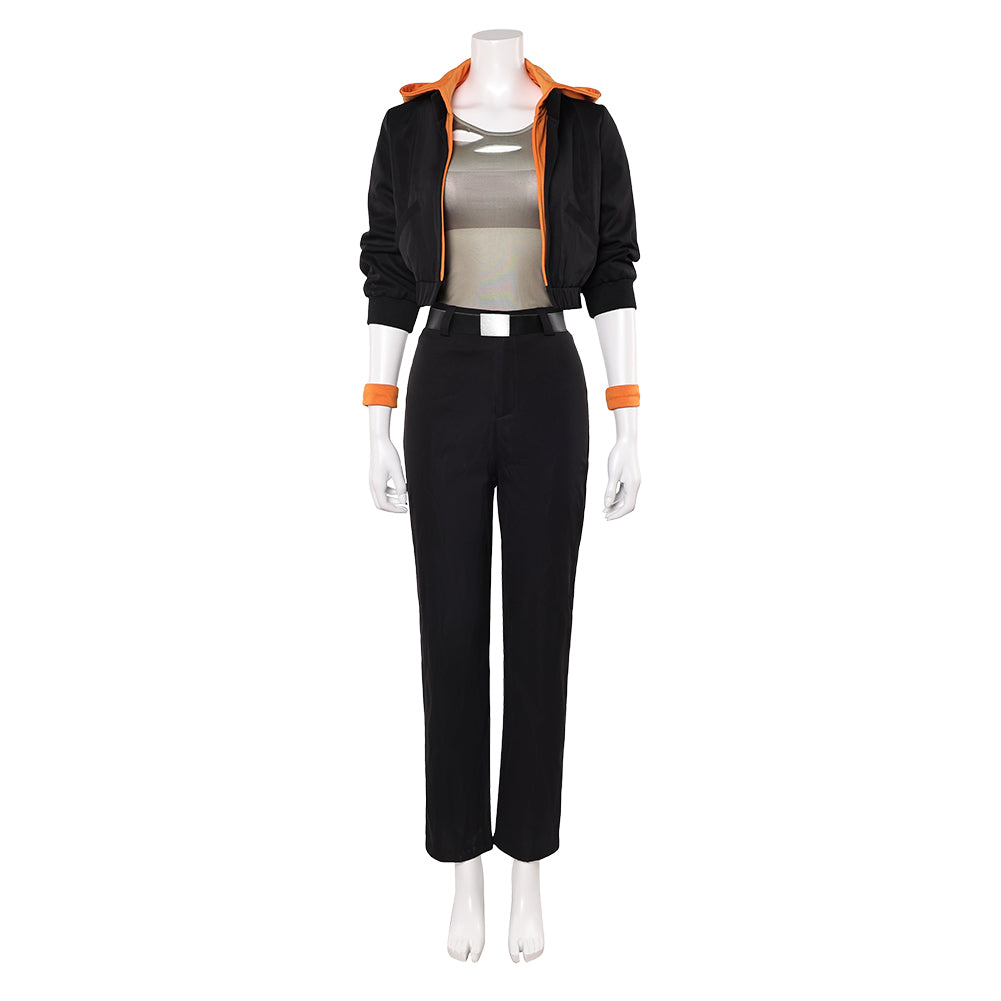 The Bad Guys 2 (2025) Kitty Kat Black Orange Set Outfits Cosplay Costume 