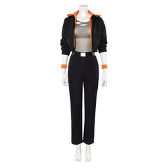 The Bad Guys 2 (2025) Kitty Kat Black Orange Set Outfits Cosplay Costume 